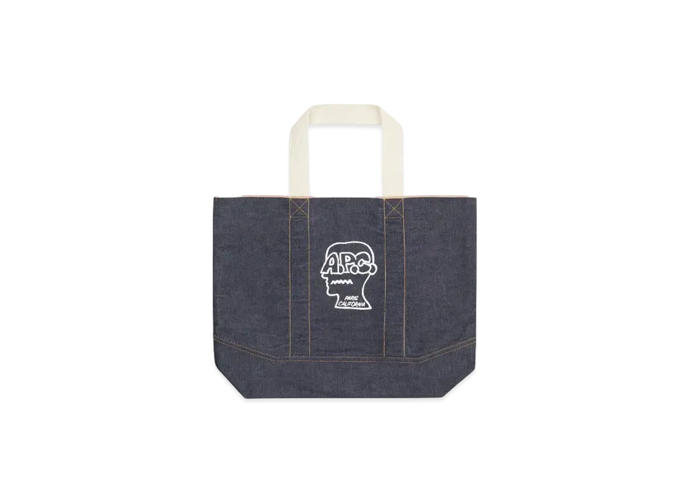 A.P.C. x BRAIN DEAD Denim Tote "Indigo"