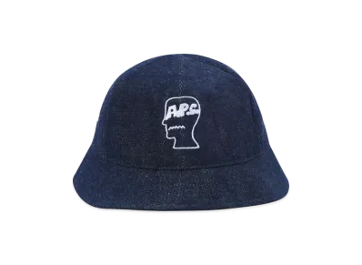 A.P.C. x BRAIN DEAD Denim Bucket Hat "Indigo"