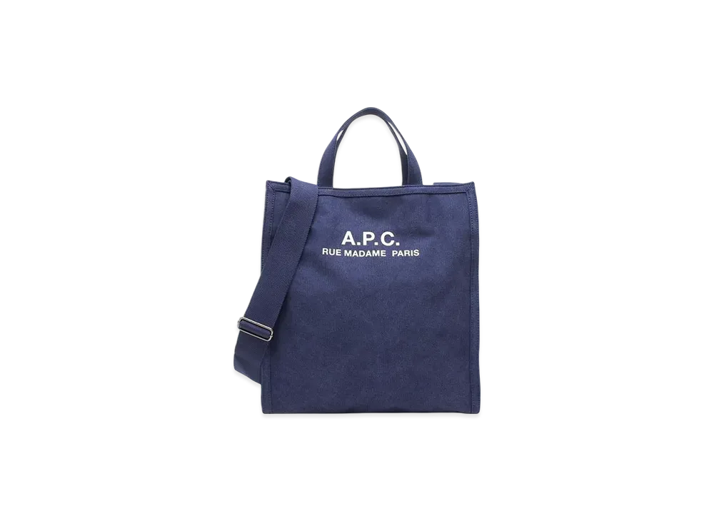 A.P.C. Codbm IAK Recuperation Shopping Bag "Dark Navy"