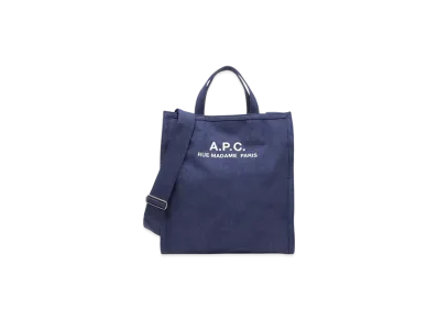 A.P.C. Codbm IAK Recuperation Shopping Bag "Dark Navy"