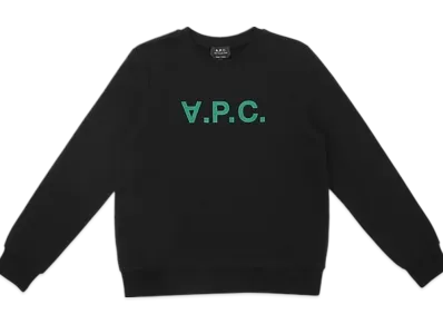 A.P.C. Sweat Viva "Noir Vert"