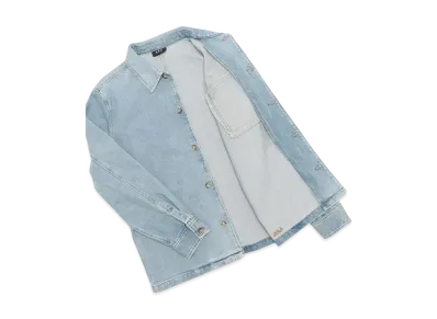 A.P.C. Veste Pierre Brodee "Washed Indigo"