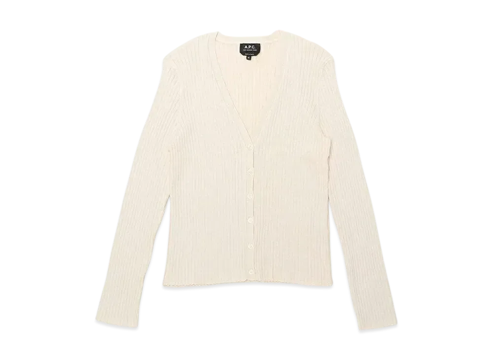 A.P.C. Cardigan Shanya "Off White"
