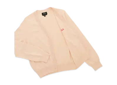 A.P.C. Cogdk Ead Cardigan Bee "Peche"