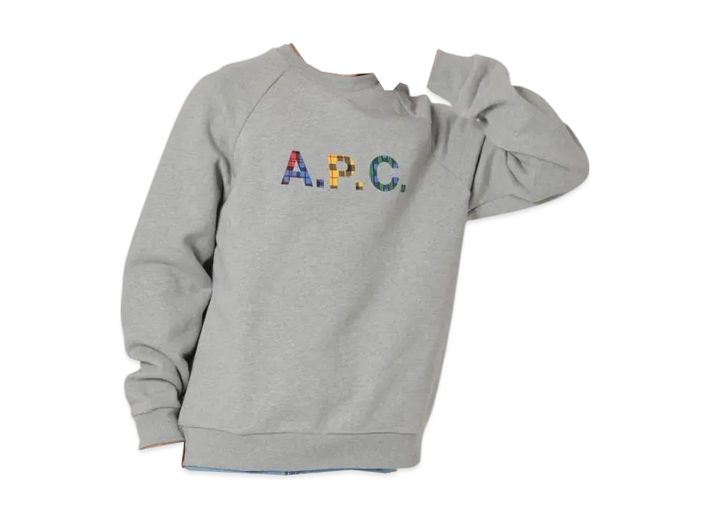 アーペーセー スウェット ショーン "ヘザーグレー"