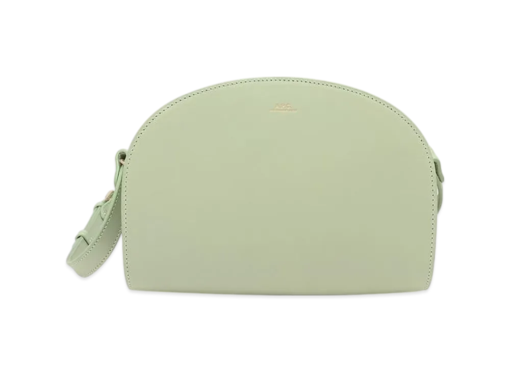 A.P.C. Sac Demi Lune "Pastel Green"