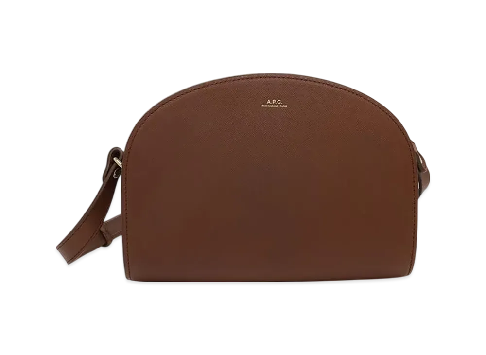 A.P.C. Sac Demi Lune "Noisette"