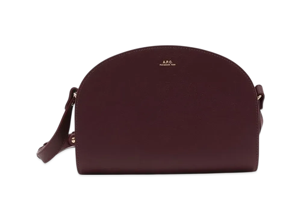 A.P.C. Sac Demi Lune "Lune Vino"