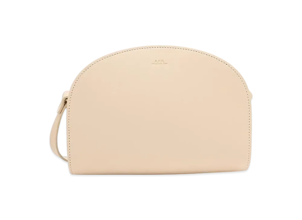 A.P.C. Sac Demi Lune "Creme"