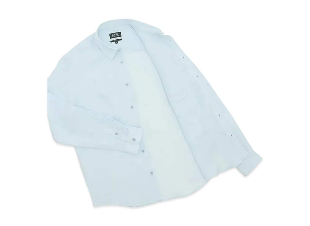 A.P.C. Chemise Cassel "Light Blue"