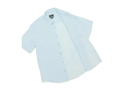 A.P.C. Chemisette Bellini Logo "Light Blue"