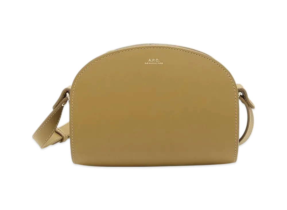 A.P.C. Sac Demi Lune Mini "Olive"