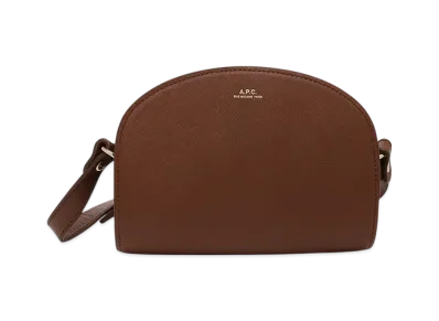 A.P.C. Sac Demi Lune Mini "Noisette"