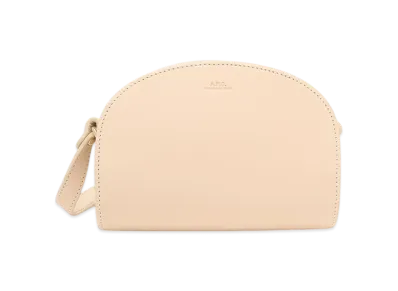 A.P.C. Sac Demi Lune Mini "Cream"