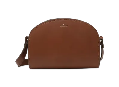 A.P.C. Sac Demi Lune Mini "Noisette"