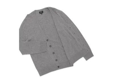 A.P.C. Cardigan Theo "Heathered Grey"