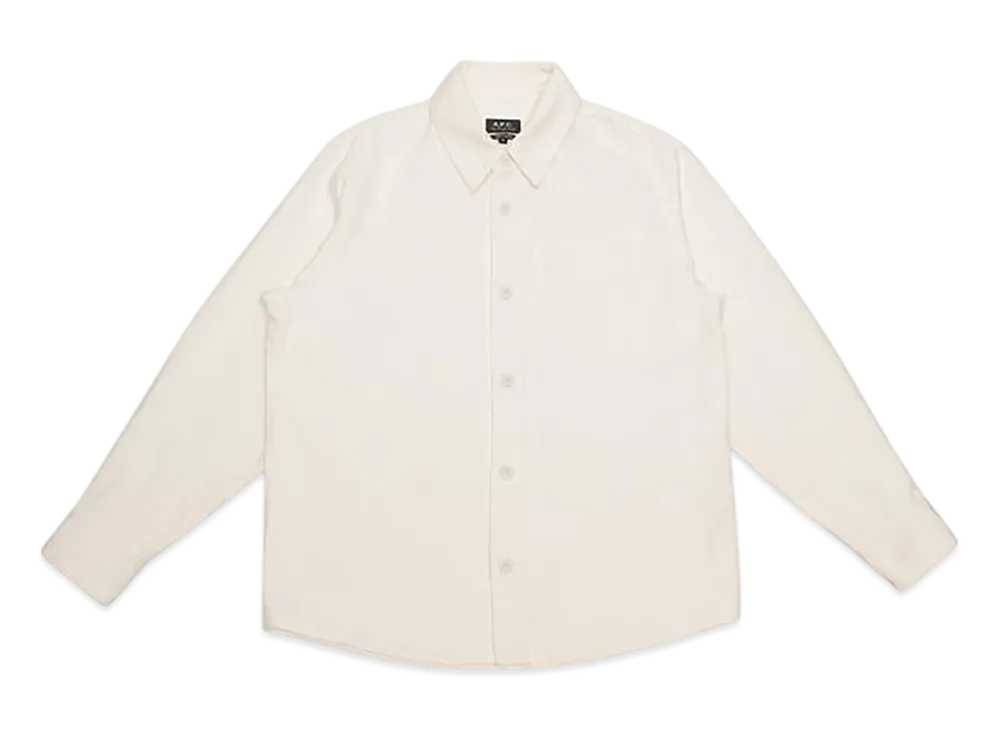 A.P.C. Surchemise Basile Brodee Poitrine "Off White"