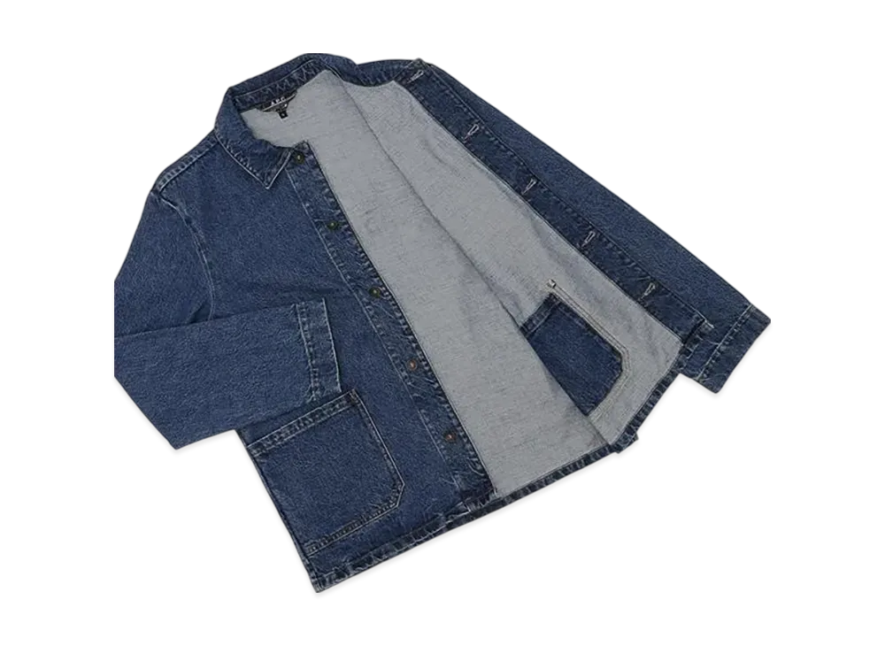 A.P.C. Kerlouan Logo "Washed Indigo"