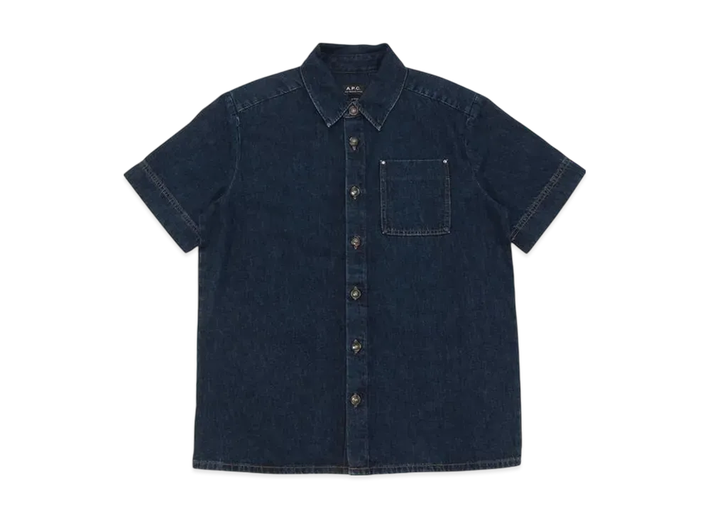 A.P.C. Chemisette "Washed Indigo"