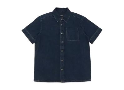 A.P.C. Chemisette "Washed Indigo"