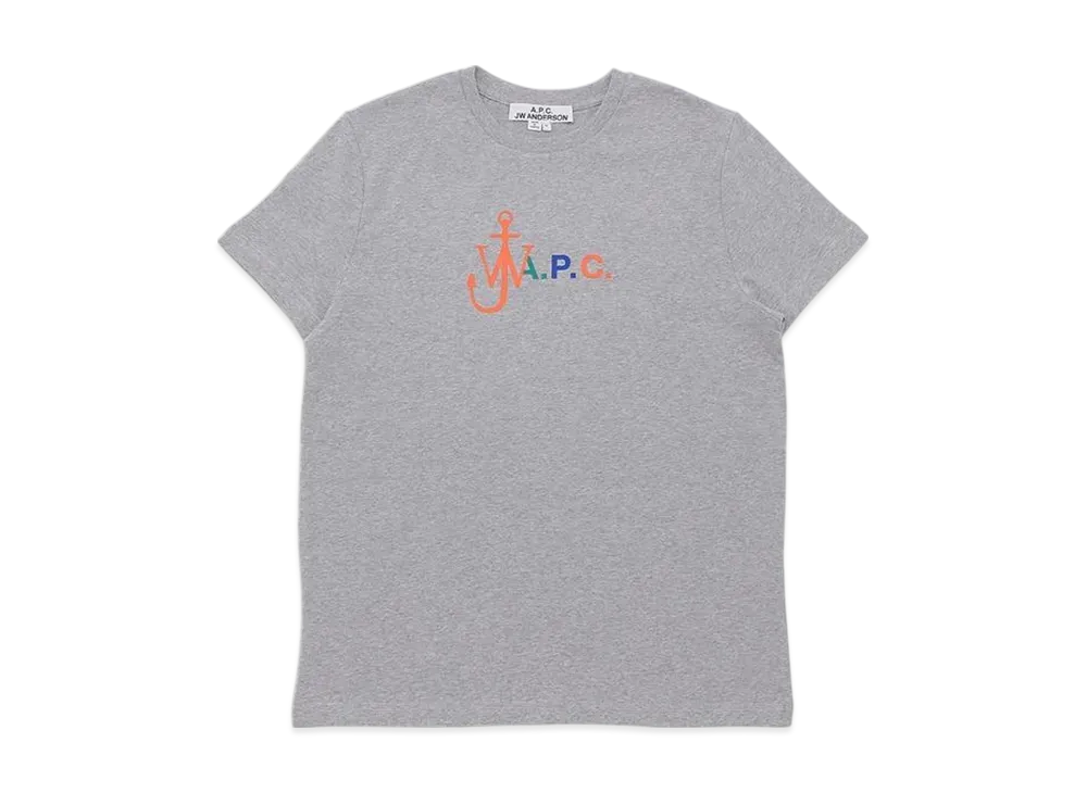 A.P.C. T-Shirt Anchor "Gris Fonce"