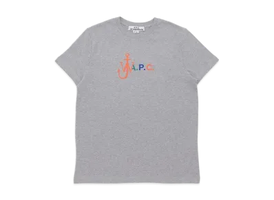 A.P.C. T-Shirt Anchor "Gris Fonce"