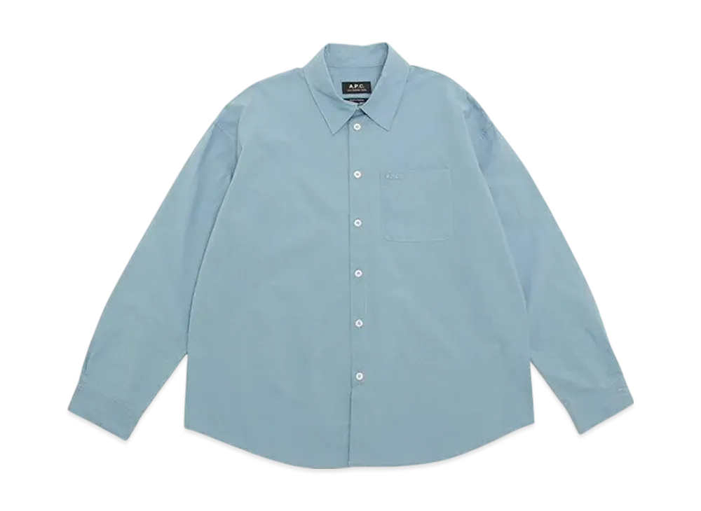 A.P.C. Chemise Boyfriend "Blue"