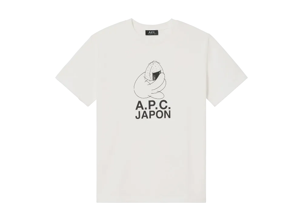 A.P.C. Ourmet Japonais Capsule Onigiri Tee "White"