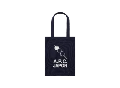 A.P.C. Ourmet Japonais Capsule Lou Dango Tote Bag "Dark Navy"