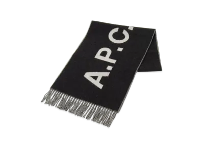 A.P.C. Large Wool Scarf "Black"