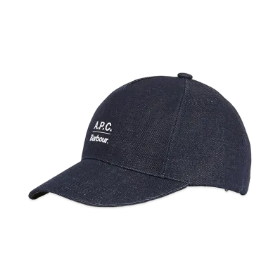 A.P.C. x Barbour Denim Cap "Navy"