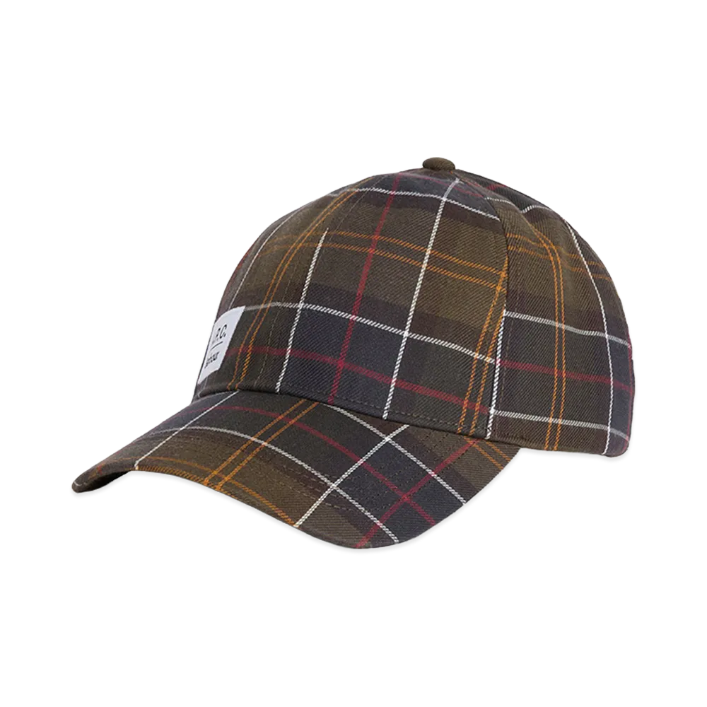 A.P.C. x Barbour Tartan Cap "Green"