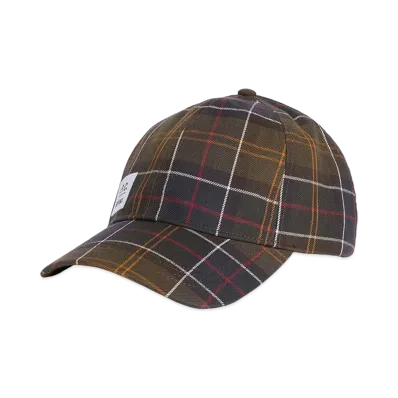 A.P.C. x Barbour Tartan Cap "Green"
