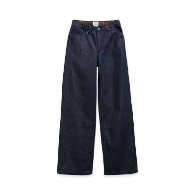 A.P.C. x Barbour Women's Wide Denim Pants "Indigo"