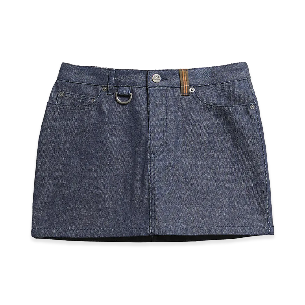 A.P.C. x Barbour Women's Denim Mini Skirt "Indigo"