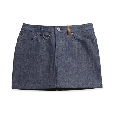 A.P.C. x Barbour Women's Denim Mini Skirt "Indigo"