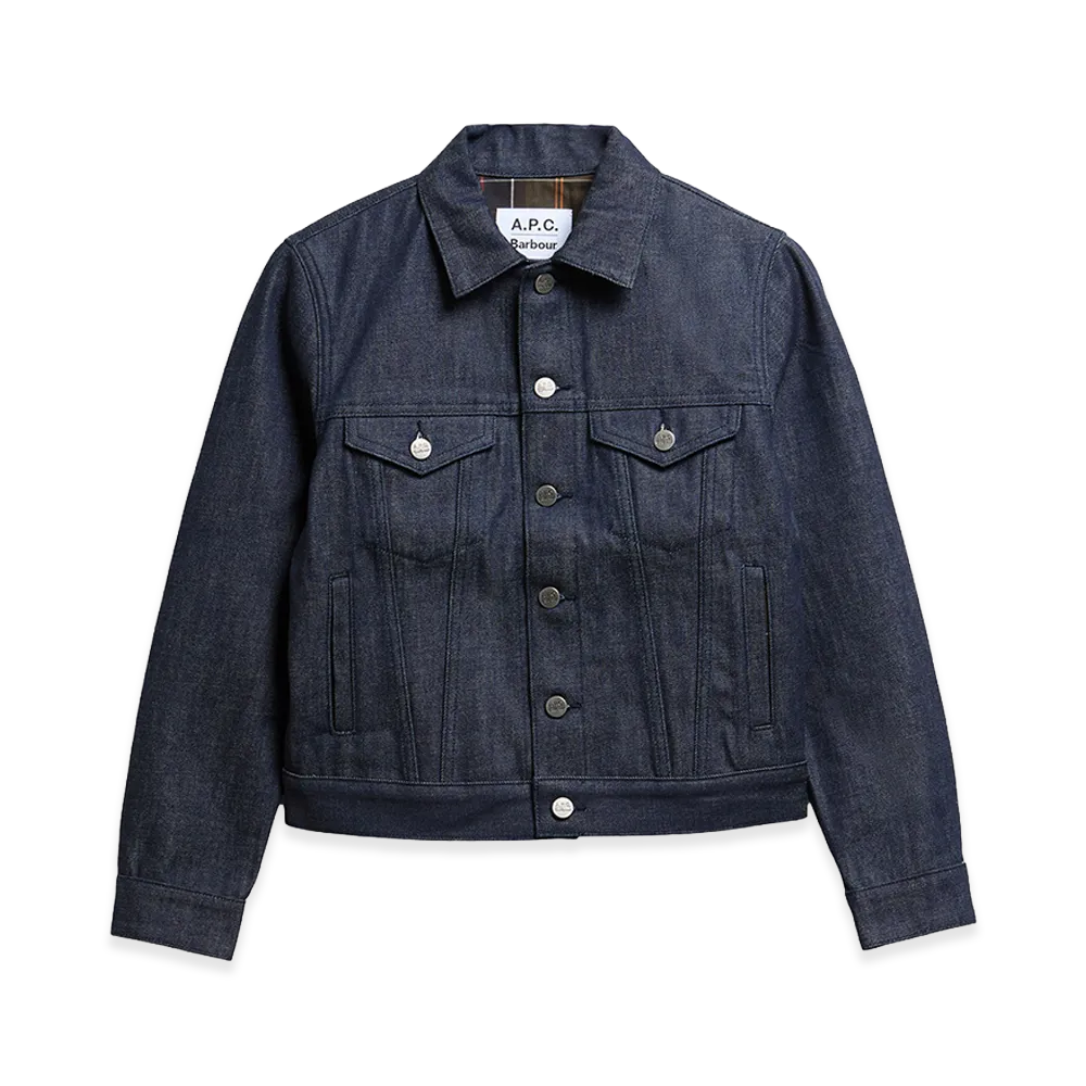 A.P.C. x Barbour Women's Dion Denim Jacket "Indigo"