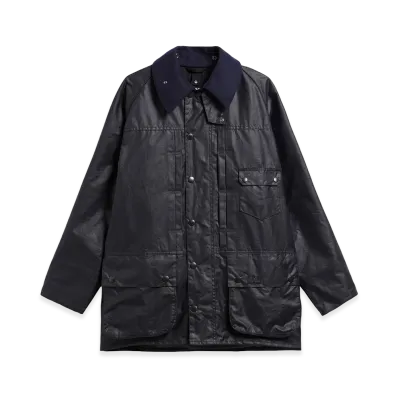 A.P.C. x Barbour Beaufort Wax Jacket "Navy"