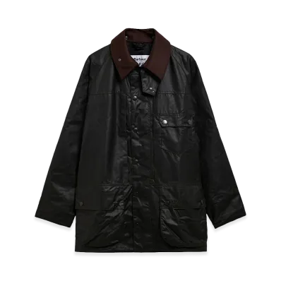A.P.C. x Barbour Beaufort Wax Jacket "Green"