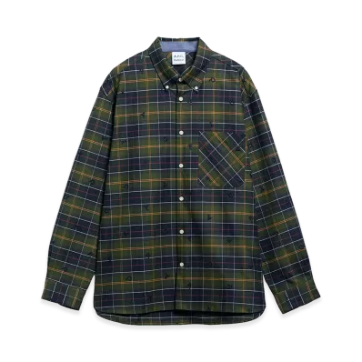 A.P.C. x Barbour Tartan Shirt "Green"