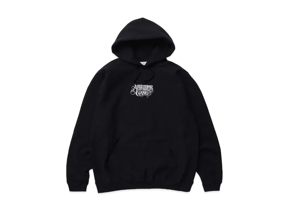 APHRODITEGANG Classic Logo Embroidery Hoodie "Black"