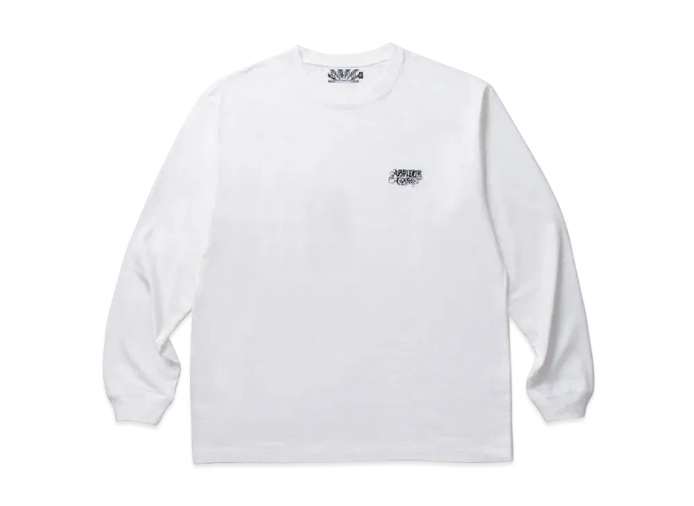 APHRODITEGANG Classic Logo Embroidery L/S Tee "White"