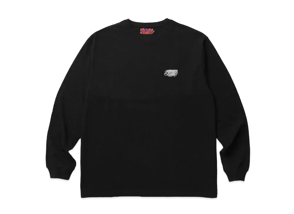 APHRODITEGANG Classic Logo Embroidery L/S Tee "Black"