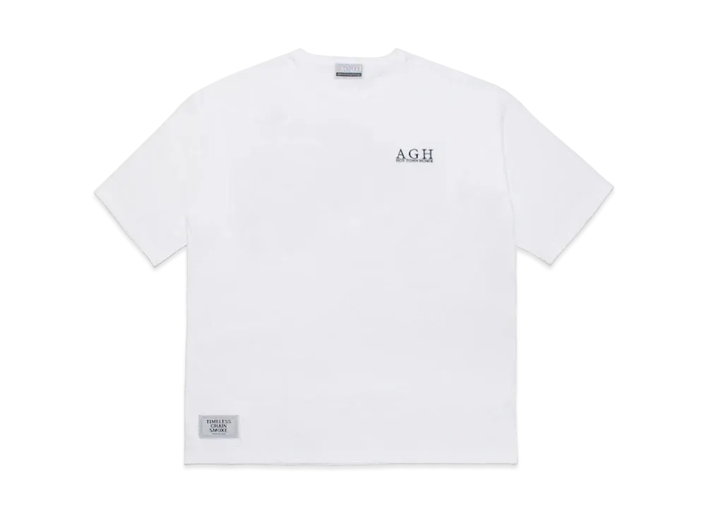APHRODITEGANG AGH Hottownhomie One Point Embroidery S/S Tee "White"
