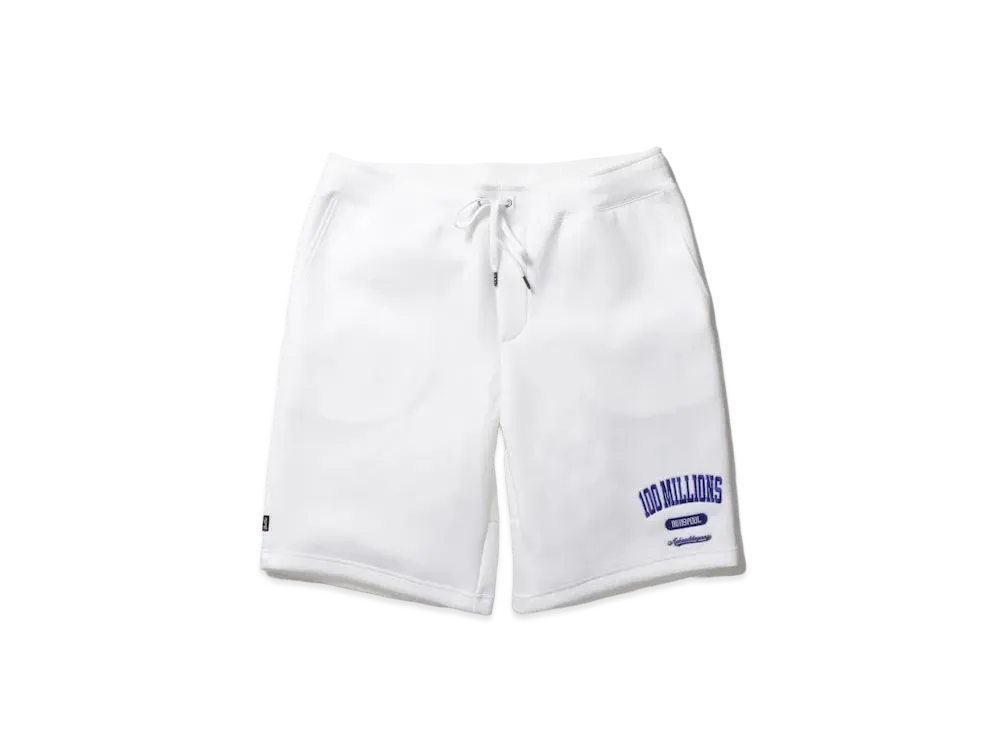 APHRODITEGANG Bud Spool 100MILLIONS Sweat Short Pants "White/Purple"