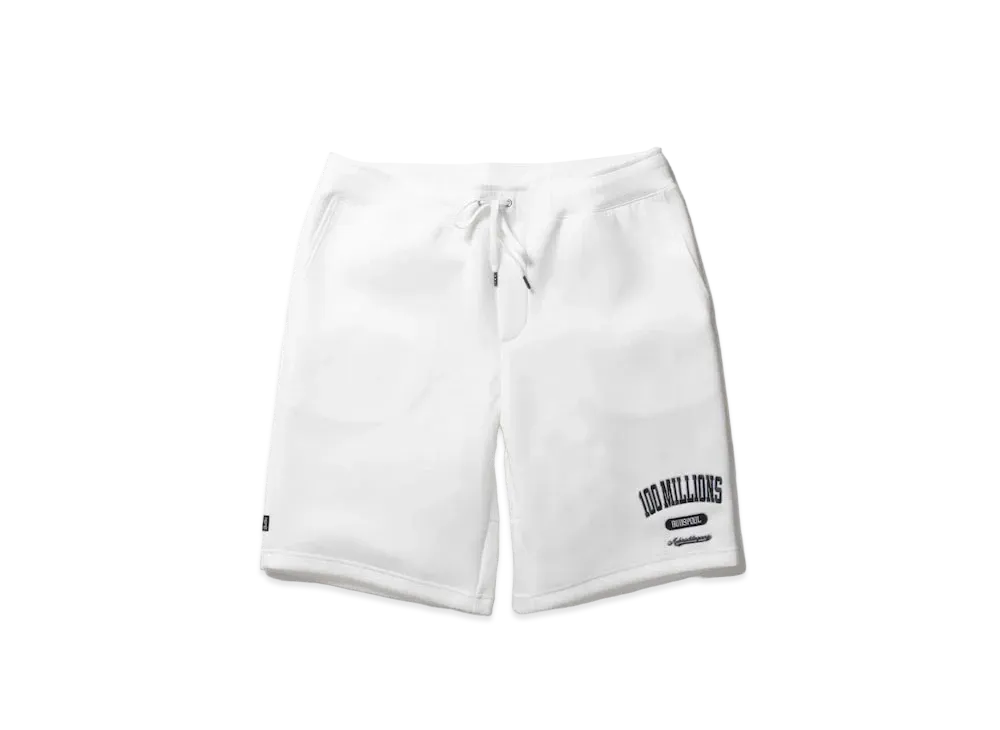 APHRODITEGANG Bud Spool 100MILLIONS Sweat Short Pants "White/Black"