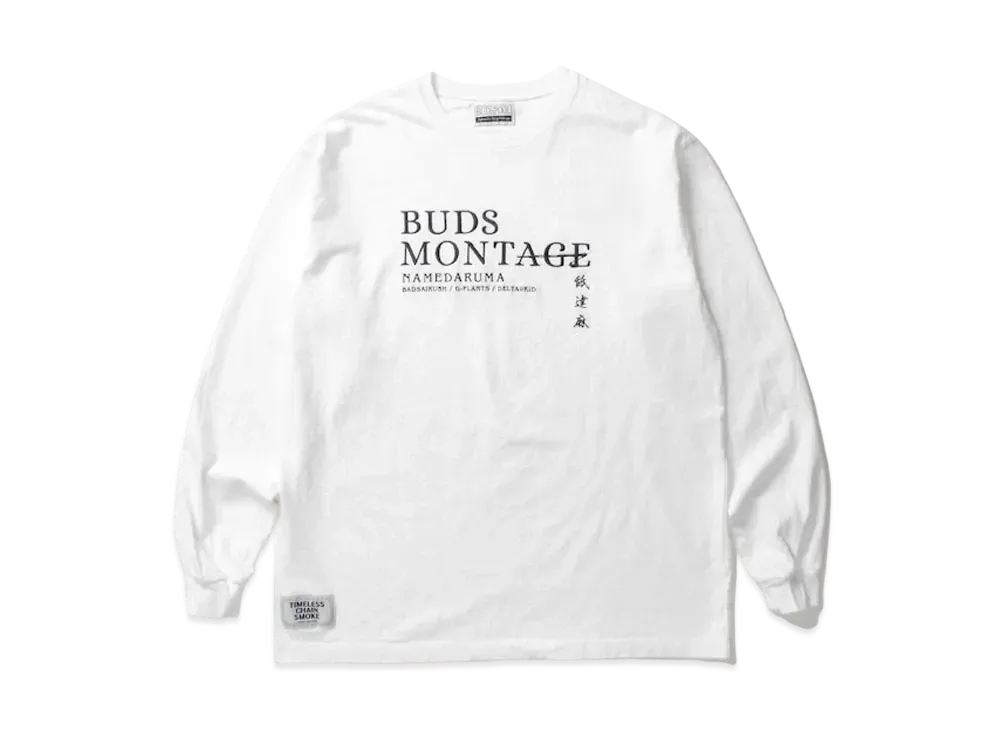 APHRODITEGANG Bud Spool Buds Montage L/S Tee "White"