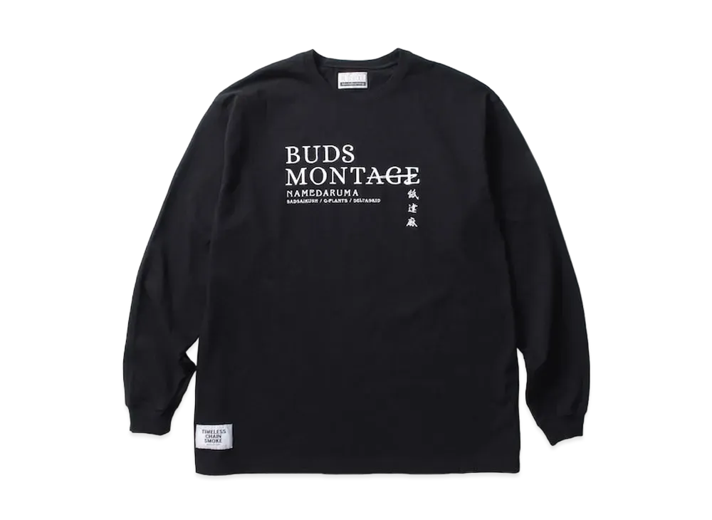 APHRODITEGANG Bud Spool Buds Montage L/S Tee "Black"