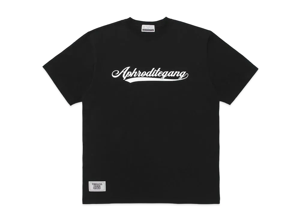 APHRODITEGANG Bud Spool Front APHRODITEGANG Back Bud Spool Print S/S Tee "Black"