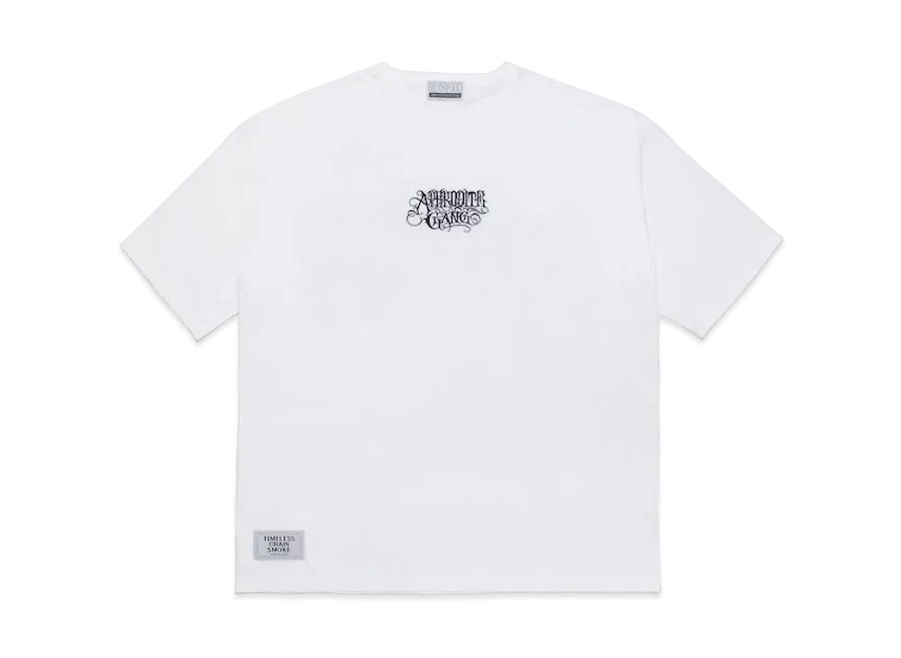 APHRODITEGANG Classic Logo Embroidery S/S Tee "White"